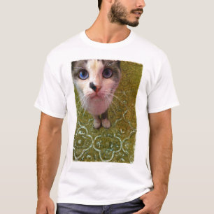 Funny Cat in de Keukenfoto / Tekening T-shirt