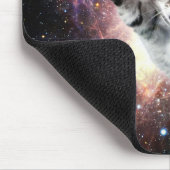 Funny cat in de ruimte muismat (Hoek)