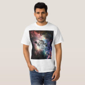 Funny cat in de ruimte t-shirt (Voorkant volledig)