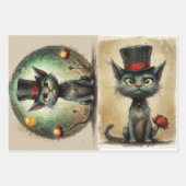 Funny Cat Inpakpapier Vel (Voorkant)