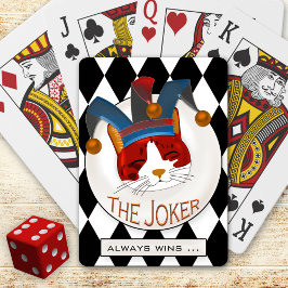 Funny Cat Joker-speelkaartendek Pokerkaarten