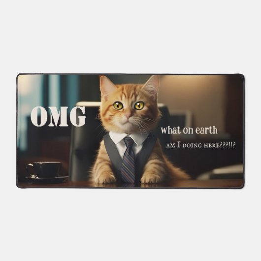 Funny Cat Kantoor Bureaumat (Voorkant)