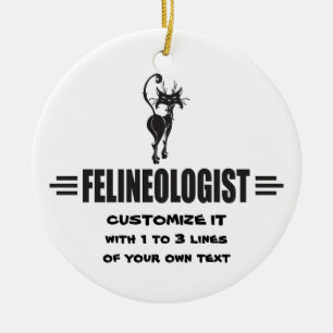 Funny Cat Keramisch Ornament