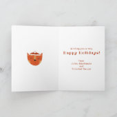 Funny Cat Kerstfeestay Card Feestdagen Kaart (Binnen)