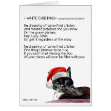 Funny Cat-kerstkaart