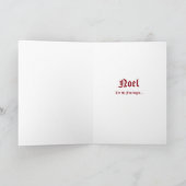 Funny Cat-kerstkaart Feestdagen Kaart (Binnen)