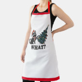 Funny Cat Kerstmis Apron van pap Schort (Insitu)