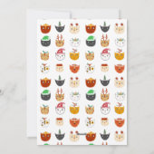 Funny Cat Kerstmis Feestdagenkaart (Achterkant)