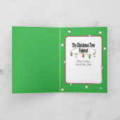 Funny Cat Kerstmis Kaart - Illustratie van dieren (Binnen)