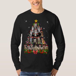 Funny Cat Kerstmis Xmas-cadeautjes T-shirt
