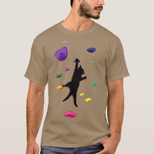 Funny Cat Kliber Rock klimt gift voor mannen en vr T-shirt