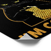 Funny Cat Knits Shirt Don't Talk To Me I'm Countin Poster (Hoek)