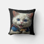 Funny Cat Kussen (Voorkant)
