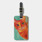 Funny Cat - label voor bagage Bagagelabel (Voorkant verticaal)