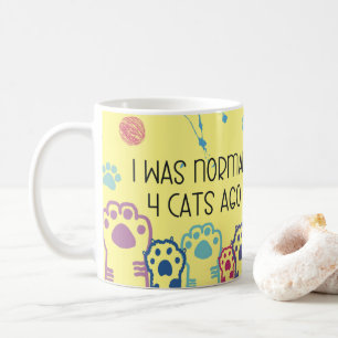 Funny Cat Lady Design Coffee Mok Cup