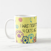 Funny Cat Lady Design Coffee Mok Cup (Links)