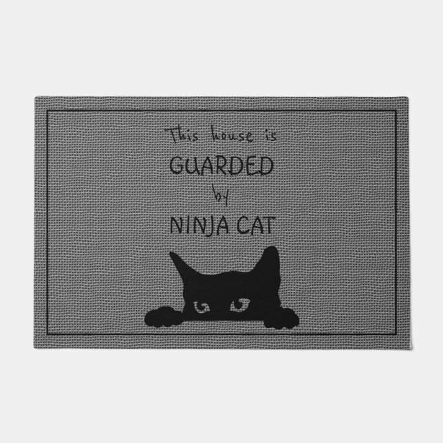 Funny Cat Large Doormat Deurmat (Voorkant)