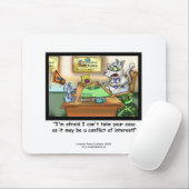 Funny Cat & Lawyer Funny Muismat (Met muis)