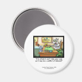 Funny Cat & Lawyer Funny Novelty Magnet (Voorkant / Achterkant)