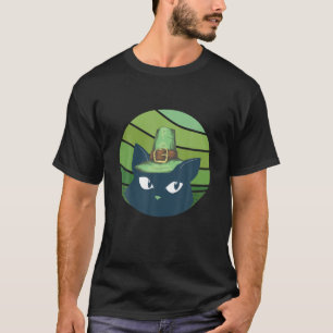 Funny Cat Leprechaun St Patricks T Day St Pattys D T-shirt