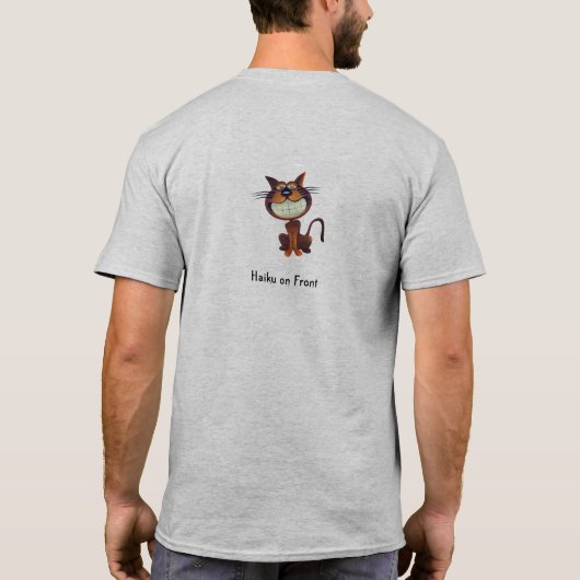 Funny cat-liefhebbers T-Shirt (Achterkant)