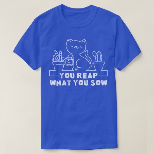 Funny Cat line art T-shirt (Design voorkant)
