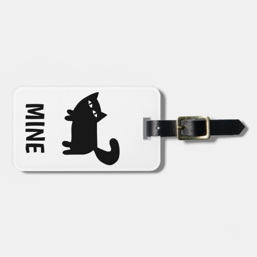Funny Cat Lover Bagagelabel (Voorkant horizontaal)
