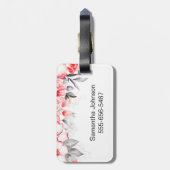 Funny Cat Lover Bagagelabel (Achterkant verticaal)