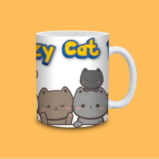 Funny Cat Lover Coffee Mok – Crazy Cat Lady Gift