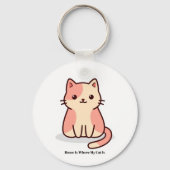 Funny Cat Lover Keychain – Cute Gift (Achterkant)