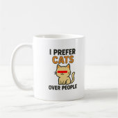 Funny Cat Lover Koffiemok (Links)
