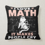 Funny Cat Lover Mathematics Humor Wiskunde Nerd Kussen<br><div class="desc">Cat Wiskunde en schoolleraar Jokes. Funny Cat Lover Mathematics Humor Wiskunde Nerd.</div>