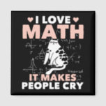 Funny Cat Lover Mathematics Humor Wiskunde Nerd Magneet<br><div class="desc">Cat Wiskunde en schoolleraar Jokes. Funny Cat Lover Mathematics Humor Wiskunde Nerd.</div>