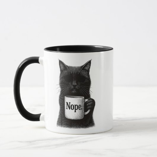 Funny Cat Lover Mok (Links)