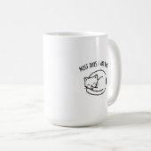 Funny Cat Lover Mug Cute Sleeping Cat Most Days Koffiemok (Voorkant rechts)