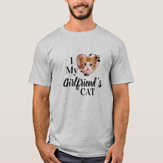 Funny Cat Lover Persoonlijke foto van Pet T-shirt (Voorkant)