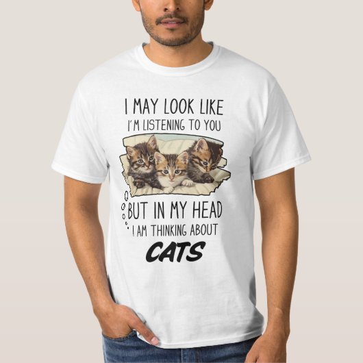 Funny Cat Lover T-shirt (Voorkant)