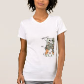 Funny Cat Lover T-Shirt (Voorkant)