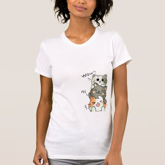Funny Cat Lover T-Shirt (Voorkant)