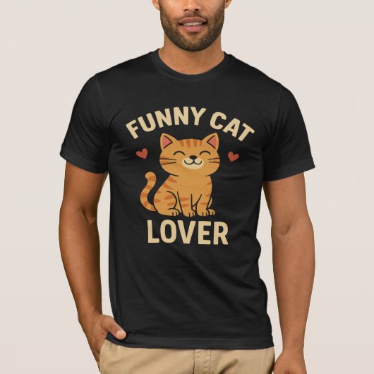 Funny Cat Lover T-Shirt – Cute & Hilarious Cat (Voorkant)