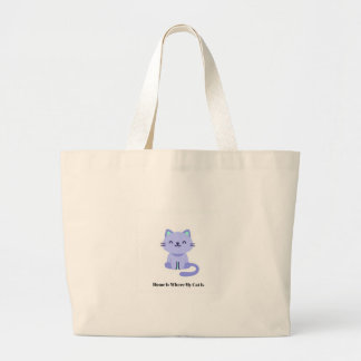 Funny Cat Lover Tote Bags – Cute Gift for Cat Moms Grote Tote Bag
