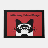 Funny Cat Lovers door Mat (Voorkant)