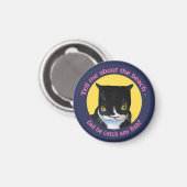 Funny Cat Magneet (Voorkant / Achterkant)