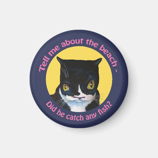 Funny Cat Magneet (Voorkant)