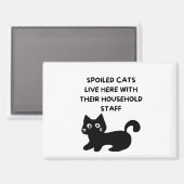 Funny Cat Magneet (Voorkant / Achterkant)