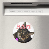 Funny Cat Magnet (Insitu (Vaatwasser))