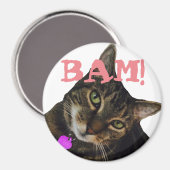 Funny Cat Magnet (Voorkant / Achterkant)