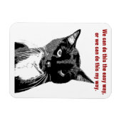 Funny Cat Magnet Magneet (Horizontaal)