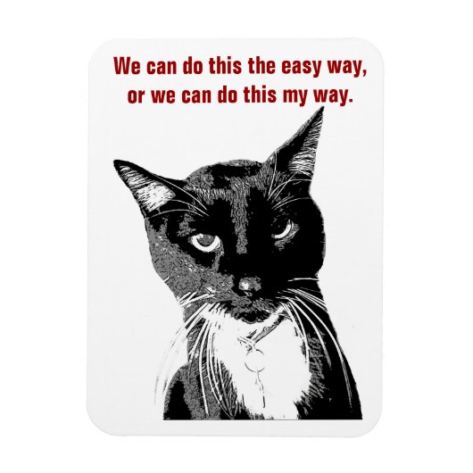 Funny Cat Magnet Magneet (Verticaal)