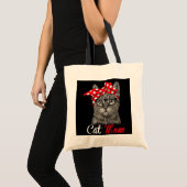 Funny Cat mam voor Cat Lovers Moederdag Gift Tote Bag (Voorkant (product))